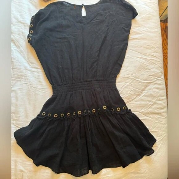 Misa Millie Mini Dress black with grommet detailing - Picture 10 of 12